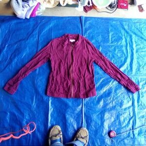 Merona Plum Long Sleeve Shirt